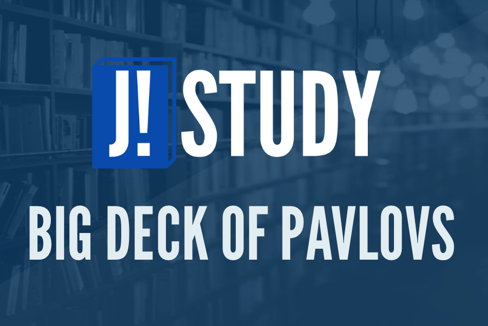 The Big Study Deck of Jeopardy Pavlovs - J!Study